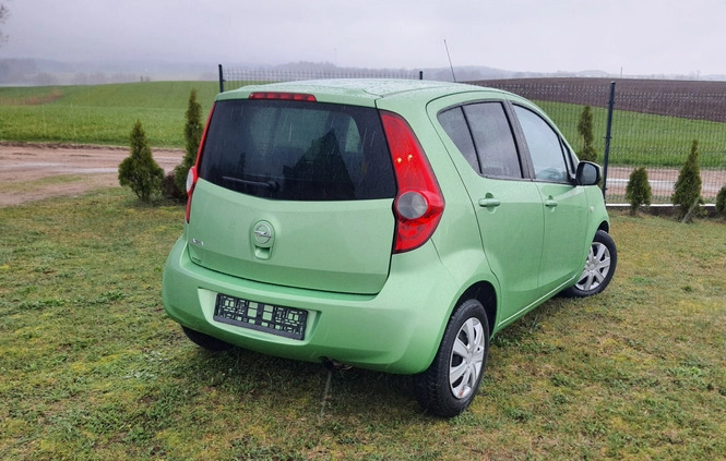 Opel Agila cena 17900 przebieg: 169000, rok produkcji 2009 z Mrągowo małe 781